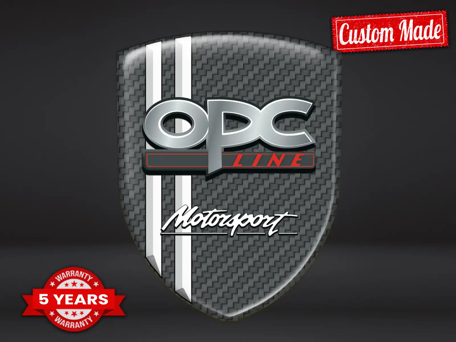 OPC Fensteraufkleber Stil Racing Anpassbar Auto